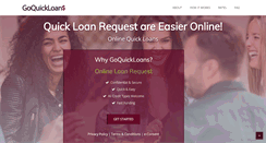 Desktop Screenshot of goquickloans.com