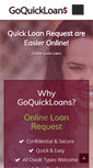 Mobile Screenshot of goquickloans.com